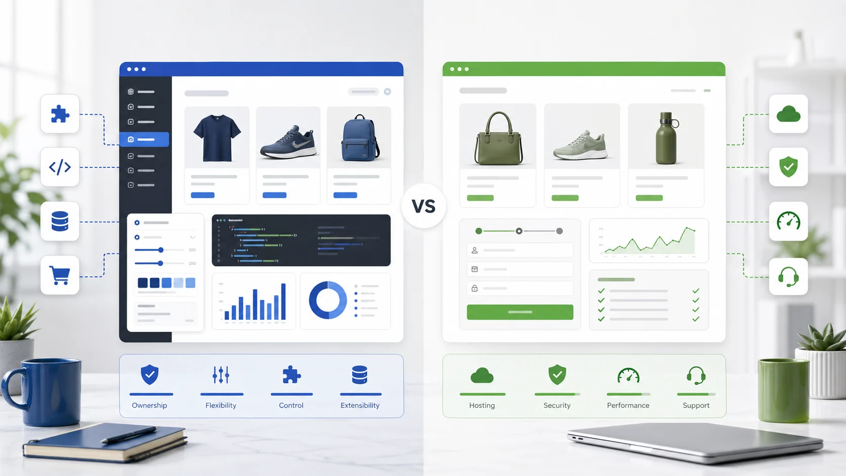 WooCommerce vs Shopify For Business Websites Compared