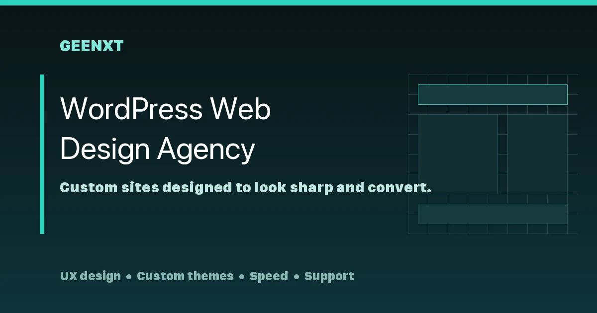 WordPress web design agency creating a custom, conversion focused WordPress website